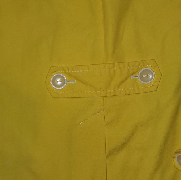 GAP Vintage Yellow Babydoll Pea Coat - Picture 9 of 12